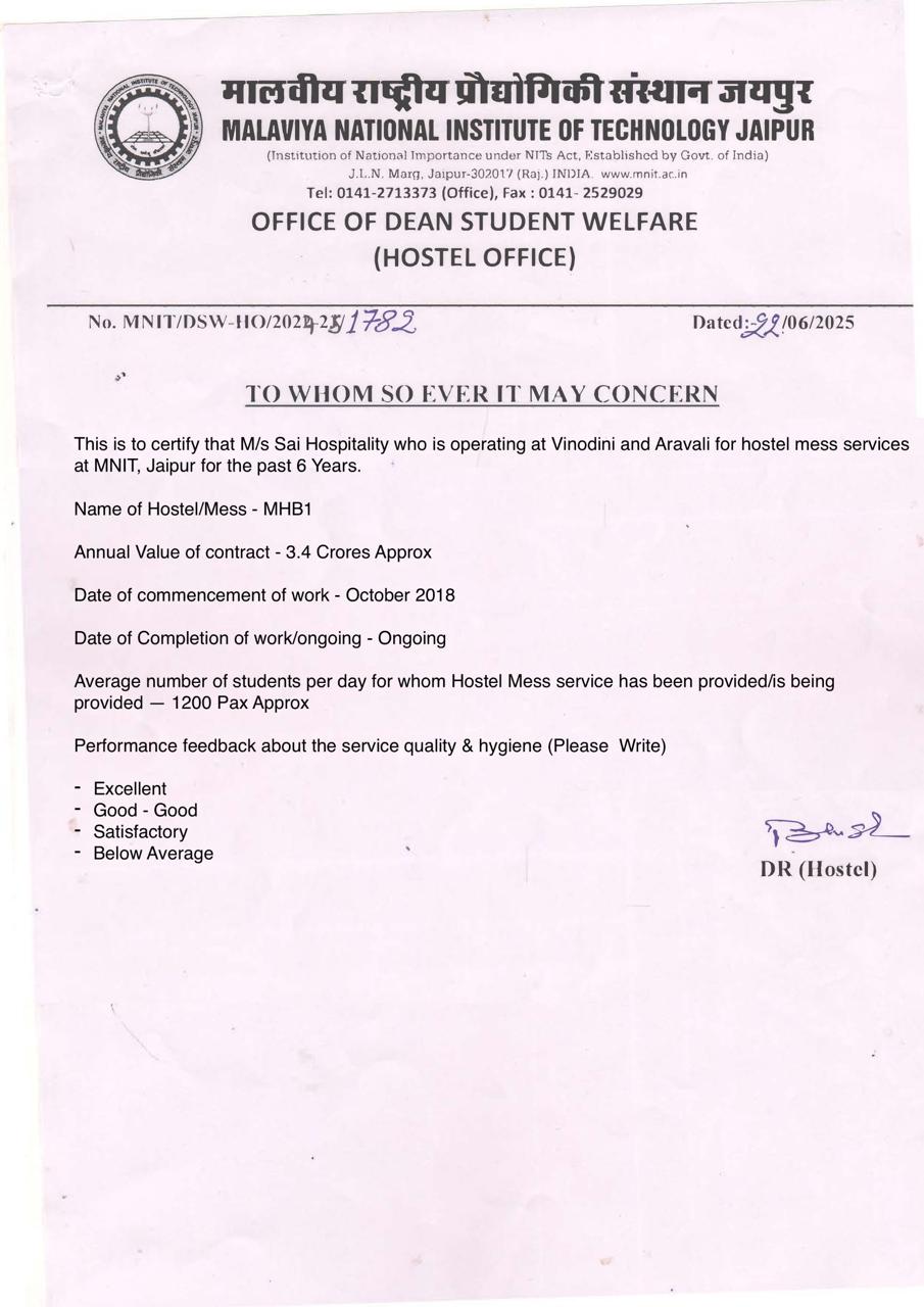Official Accreditation Certificate
